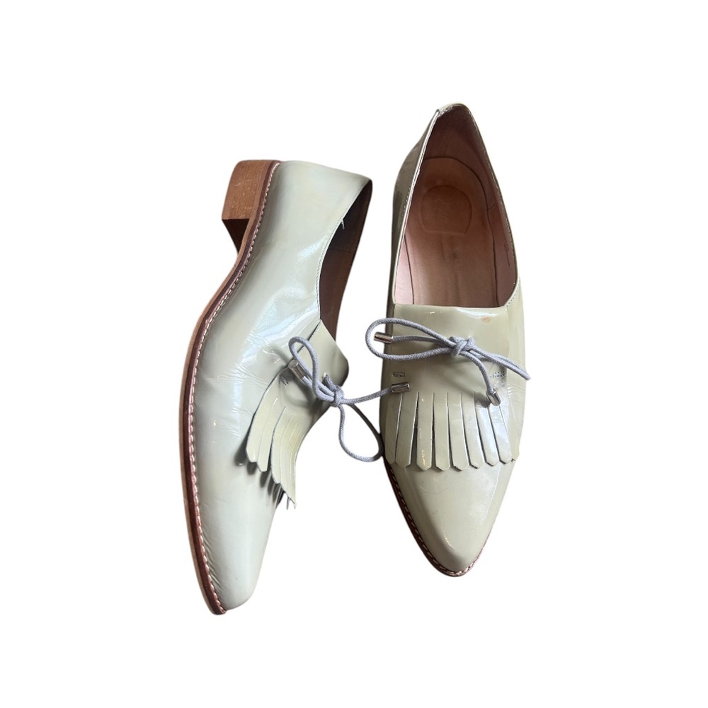 Elegant Cream Leather Men's Loafers